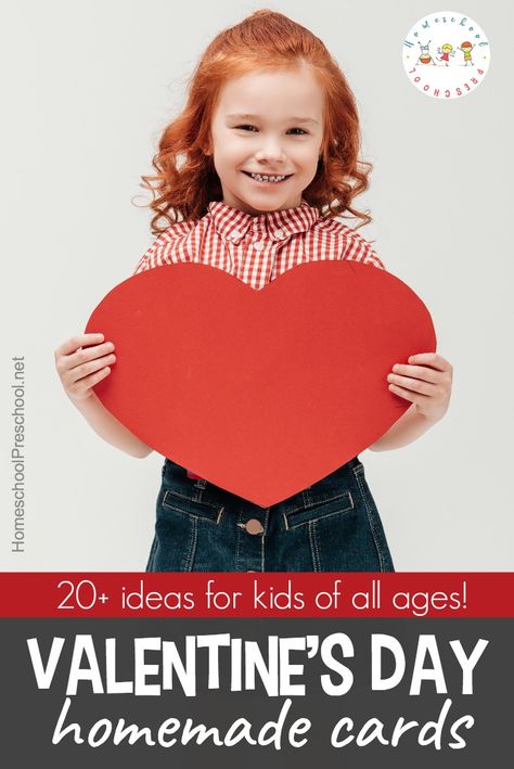 Your crafty kids will love all of these homemade Valentines card ideas! Set up your craft supplies, and let kids show friends and family some love. #valentinesday #homemadevalentines #homemadevalentinecards #kidscrafts #preschool   https://homeschoolpreschool.net/homemade-valentines-card-ideas/ Homemade Valentines Card, Valentines Card Ideas, School Valentines, Homeschooling Preschool, Preschool Play, Preschool Homeschool, Valentine's Day Crafts For Kids, Homeschool Tips, Preschool Arts And Crafts