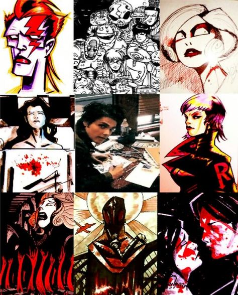 Gerard Way's art<3. >>>>> i wish i could draw like him Gerard Way Art, I Love Mcr, Black Parade, Best Classic Cars, Gerard Way, Emo Bands, My Chemical, Fall Out Boy, My Chemical Romance