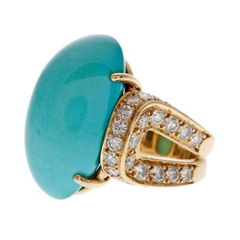 Buccellati Jewelry, Turquoise Jewellery, Persian Turquoise, Edwardian Jewelry, Jewelry Stones, Turquoise Jewelry Native American, Jewellery Sketches, Dome Ring, Jewelry Turquoise