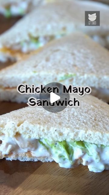 Get Curried on Instagram: "Chicken Mayo Sandwich is a simple yet delicious Tiffin Recipe. It is extremely creamy and gives Sandwich, a different twist. It goes well with Crispy Potato Chips and Tomato Ketchup.

Ingredients:
(Serves 2)
- 1 tbsp Olive Oil 
- 1 tsp Garlic Paste 
- 250 gms Chicken(boneless)
- 1/4 tsp Black Pepper Powder
- Salt
- 6 Bread Slices 
- Butter
- Tomato Ketchup
- Mustard Sauce
- Lettuce Leaves(chopped)
Ingredients For Dressing:
- 1 cup Mayonnaise
- 1/4 cup Cream 
- Black Pepper Powder
- 1/4 tsp Garlic Paste
Method:
1. Heat olive oil in a pan, and add garlic paste
2. Mix it and add boneless chicken, black pepper powder, salt 
3. Mix the spices and chicken; cover it and let it cook for around 10 minutes 
4. Now, take mayonnaise in a bowl, and add cream, black pepper pow Chicken Paste For Sandwich, Chicken Black Pepper, Chicken Mayo Sandwich, Crispy Potato Chips, Chicken Mayo, Mayo Chicken, Mayo Sandwich, Tiffin Recipe, Ketchup Sauce