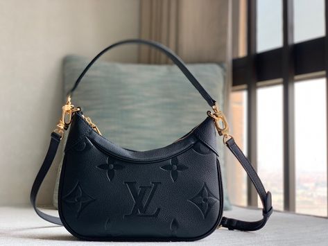 M46002 Black Size:8.7*5.5*3.5inches Luxury Black Hobo Bag With Zipper Pocket, Luxury Black Hobo Bag With Leather Trim, Louis Vuitton Bag Black, Luxury Black Hobo Bag With Gold-tone Hardware, Louis Vuitton Shoulder Bag Black, Black Bag, Rebecca Minkoff Hobo, Women Handbags, Louis Vuitton