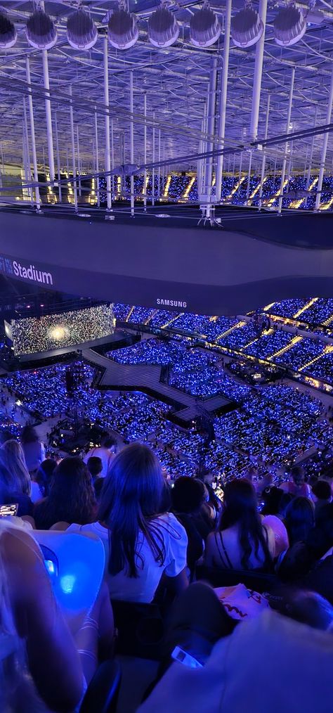 Twice Sofi Stadium, Eras Tour Gingerbread Stadium, Eras Tour Sofi Stadium, Eras Tour Stage Layout, Sofi Stadium Concert, Eras Tour Stadium, Eras Tour Stage, Stadium Pics, Stadium Concert