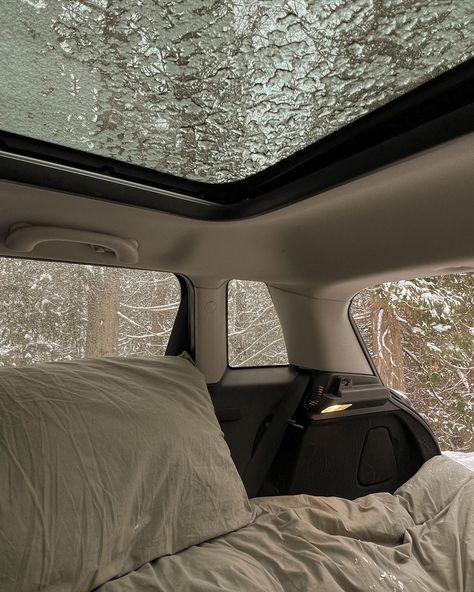 Camping Aesthetic, Adventure Aesthetic, Cozy Aesthetic, Winter Camping, Car Interior Decor, Winter Aesthetic, Car Camping, Life Is Beautiful, A Car