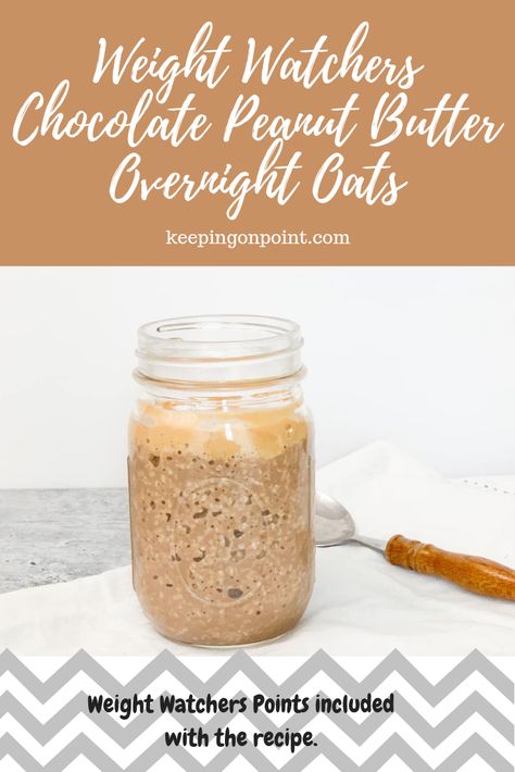 Chocolate Peanut Butter Overnight Oats – Keeping On Point Pb Overnight Oats, Overnight Oats Chocolate, Chocolate Peanut Butter Overnight Oats, Pb2 Recipes, Overnight Oats In A Jar, Overnight Oats With Yogurt, Peanut Butter Overnight Oats, Chocolate Overnight Oats, Easy Overnight Oats