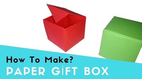 DIY Gift Box Paper Gift Box, Diy Gift Box, Easy Paper Crafts, How To Make Paper, Diy Paper, Paper Gifts, Hello Everyone, Diy And Crafts, Origami