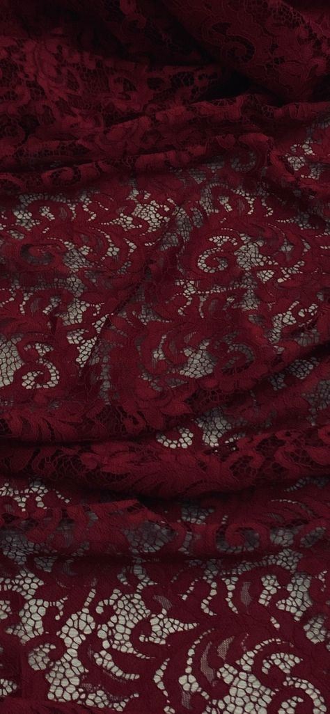 Our Guipure lace fabric is as gorgeous as it looks. With its incredible drape and luxurious feel, this fabric can create a lot of different looks. Perfect for all types of dressmaking, crafting, decorating and various other projects. *Colours may vary due to different screens. *Width 58 inches *Synthetic *Machine Washable *If you order more than 1 meter, fabric will come as one continuous length. *Fast Delivery Before you go please check out our other items. We offer combined postage and special delivery. Lastly, we would appreciate if you can leave us feedback once items are received. Thank you. Dark Red Lace Fabric, Arch Fabric, Maroon Aesthetic, Gothic Arch, Maroon Lace, Bed Scarf, Dark Red Wallpaper, Cherry Wine, Vintage Soul