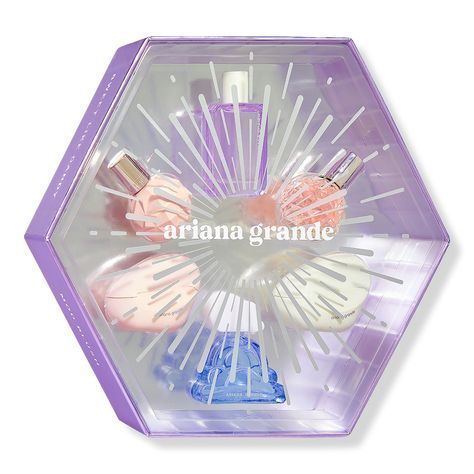 6-Piece Mini Coffret Gift Set - AG 6PC DELUXE MINI COFFRET F24IncludesGod is a Woman (0.25 oz)Sweet Like Candy (0.25 oz)MOD Vanilla(0.25 oz)MOD Blush (0.25 oz)Cloud (0.25 oz)Ari (0.25 oz) - 6-Piece Mini Coffret Gift Set Ulta Gift Set, Pink Girly Gifts, Coquette Stuff To Buy, Cheap Bday Gifts, Stuff To Get For Christmas, Birthday Wishlist For Teens, Christmas Gifts For Bff, Christmas Wishlist Items, Gifts For Boyfriend Mom