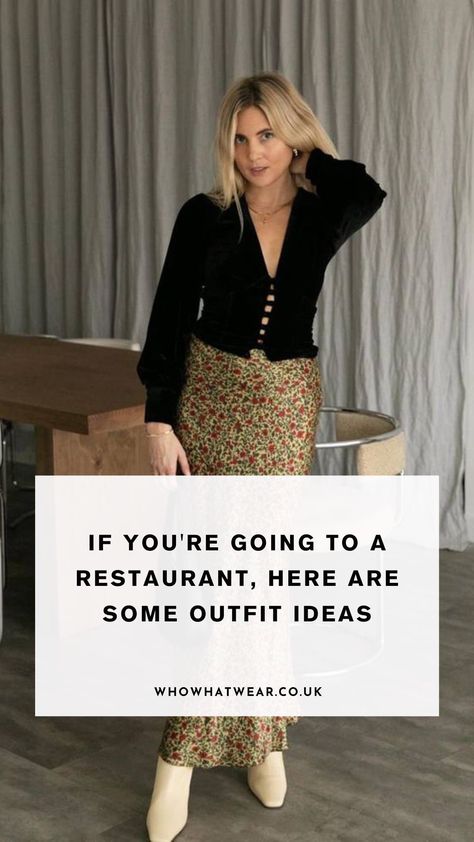 Outfits For Meals Out, Dressing For Dinner Outfit, Semi Nice Dinner Outfit, Quiet Luxury Date Night Outfit, Nice Dinner Outfits Spring, Fun Dinner Outfits, Daytime Event Outfit, Restaurant Business Casual Outfits, Afternoon Lunch Outfit