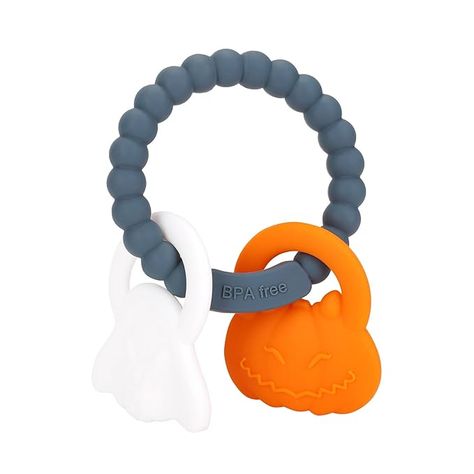 #affiliate Get your little one ready for a spooktacular Halloween with our Halloween Silicone Teething Ring! Featuring adorable pumpkin and ghost designs, this teether is perfect for Halloween and adds a festive touch to any occasion. Pumpkin And Ghost, Baby Teether Toys, Toys For Babies, Spooktacular Halloween, Teether Toys, Teething Ring, Ghost Design, Halloween Baby, Baby Teethers