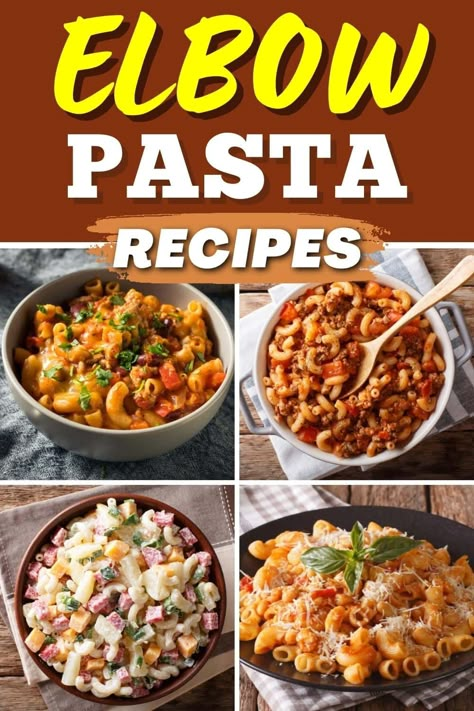 These elbow pasta recipes are the perfect additions to your repertoire! From mac and cheese to taco mac to soup, each of these dishes is tasty and simple. Recipes With Elbow Pasta, Dishes With Elbow Macaroni, Meals Using Elbow Macaroni, What To Do With Elbow Macaroni, Side Dishes With Elbow Macaroni, Pasta With Macaroni Noodles, Elbow Noodle Side Dish Recipes, Recipes For Macaroni Noodles, Elbow Pasta Dinner Recipes