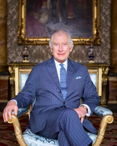 King Charles and Queen Camilla look so regal in new portraits ahead of the coronation - see photos | HELLO! King George Iv, Prins William, Prinz Charles, Prins Harry, British Monarchy, Diana Spencer, Princess Anne, Hollywood Star, British Royalty