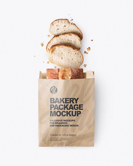 Kraft Paper Bakery Bag Mockup Bakery Takeaway Packaging, Packaging Paper Bag, Paper Bakery, Cup Carrier, Bread Brands, Alt Men, Takeaway Packaging, Food Mockup, Bakery Bags