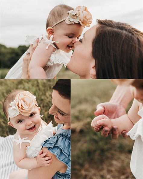 Mommas and their babies have the deepest connections. Loved shooting this 9 month old baby girl and her mommy in Kansas City. Photo Shoot With 6 Month Old, Mother Daughter 6 Month Photos, Mommy And 3 Month Old Pictures, 6 Month Mommy And Me Pictures, 9 Month Family Pictures, 9 Month Old Family Photo Ideas, Mommy And Me 1st Birthday Photo Shoot, Mommy And 6 Month Old Photos, Mom And 9 Month Old Pictures