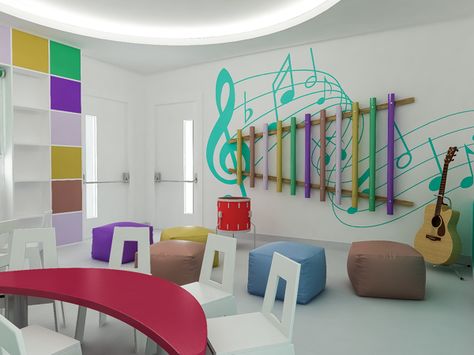 Music Room Kids Music Room, Music Room Ideas, Music Room Design, Music Classroom Decor, Music Bedroom, Classroom Interior, Home Music Rooms, Music Room Decor, Music Studio Room