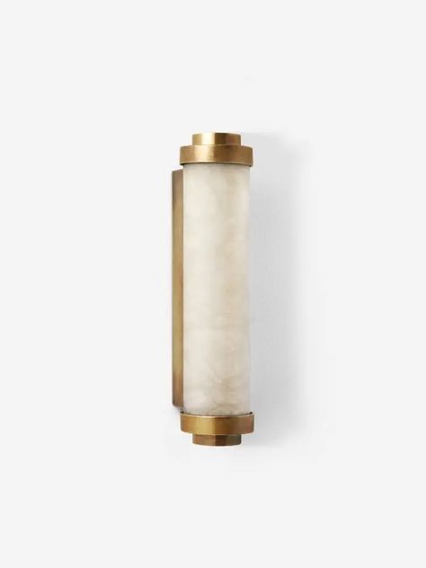 Alabaster Shot Light No.1 - An alabaster wall light by Collier Webb Picture Rail, Statement Chandeliers, Bespoke Lighting, Bathroom Sconces, Bathroom Wall Sconces, The Shot, Luxury Lighting, Interior Design Companies, Unique Lighting