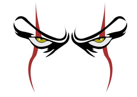 Clown Eye Drawing, Pennywise Eyes, Halloween Toppers, Free Halloween Svg, Halloween Pumpkin Crafts, Plant Svg, Halloween Svg Files, How To Use Cricut, Drawing Eye