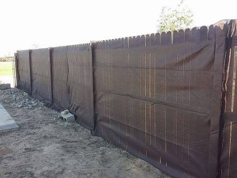 Cover+Ugly+Fence. Cover Ugly Fence, How To Hide An Ugly Fence, Ugly Fence Cover Up, Hide Ugly Fence, Stock Fencing, Wood Picket Fence, Diy Privacy Fence, Hiding Ugly, Fence Toppers