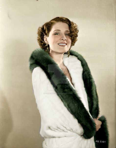 Norma Shearer colour by Charlieee23 Stars D'hollywood, George Hurrell, Four Movie, Norma Shearer, Cb 750, Popular Actresses, Classic Movie Stars, Lauren Bacall, Actrices Hollywood