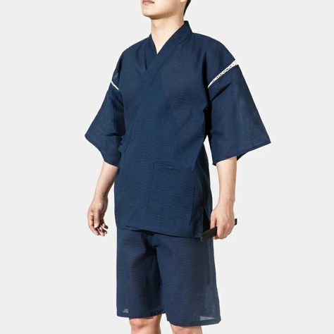 Japanese Pajamas Traditional, Kimono Suit Men, Japanese Pajamas, Kimono Suit, Kimono Pajamas, Yukata Kimono, Kimono Yukata, Style Japonais, Pajamas Set