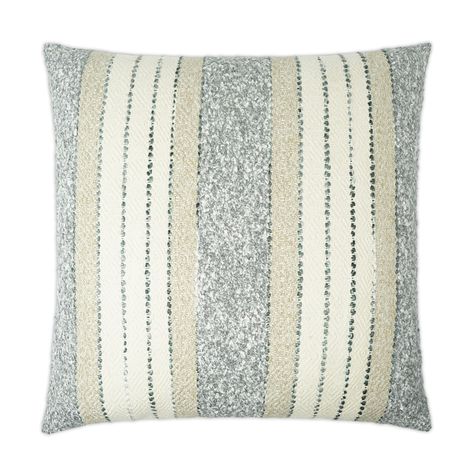 Woven Path | D.V. KAP Home Large Throw Pillows, Throw Pillows White, Contemporary Throw Pillows, Chic Farmhouse, Western Chic, Living Room Makeover, Blue Pillows, Handmade Pillows, Slate Blue