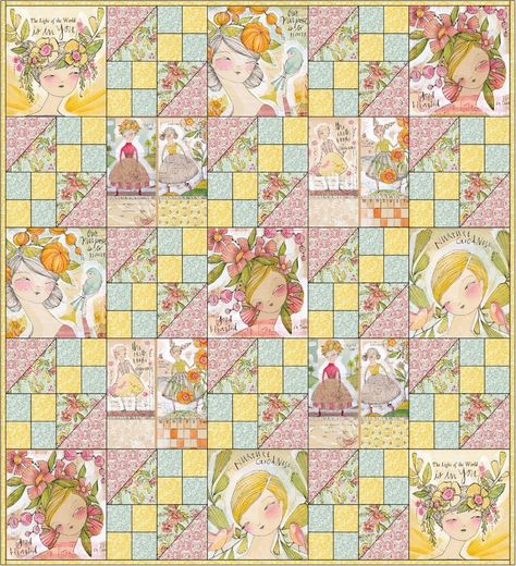 Cori Dantini Quilt Patterns, Quilts Using Panels, Geranium Dress Pattern, Baby Jumpsuit Pattern, French Sewing Patterns, Cori Dantini, Quilt Panels, French Pattern, Garden Quilt