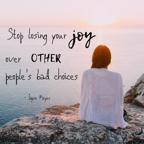 Joyce Meyer Quotes Inspirational, Joyce Meyers, Joyce Meyer Quotes, Spirituality Quotes, Bad Choices, Patience Quotes, Joy Quotes, Christ Quotes, Daily Encouragement