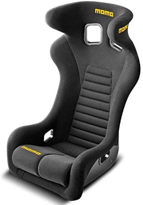 MOMO 1074BLK Racing Seat Diy Car Projects, Best Racing Cars, Seats Design, Car Seat Design, Honda Hatchback, Jeep Seats, 3d Printer Art, Go Kart Frame, Motorbike Gear