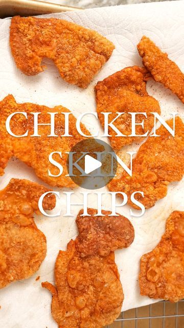 Chris Joe on Instagram: "This super easy crispy Chicken Skin Chips (Cracklings) recipe is a great low carb or paleo snack, or crispy topping! Learn the easiest technique on how to make this crunchy snack in the pan! I also have instructions for the oven and air fryer all in the blog post 🙂 Find the full recipe with all my key tips on the blog and the @flavrs.app now! Search “CJ Eats” or “Chicken Skin Chips” in the app for the recipe. Enjoy! #easyrecipes #cookingvideo #chicken #cjeatsrecipes #dinner #flavrs" Chicken Skin Recipes, Chicken Skin Chips, Easy Crispy Chicken, Crackling Recipe, Cj Eats, Crispy Chicken Skin, Chicken Chips, Paleo Snack, Chicken And Chips