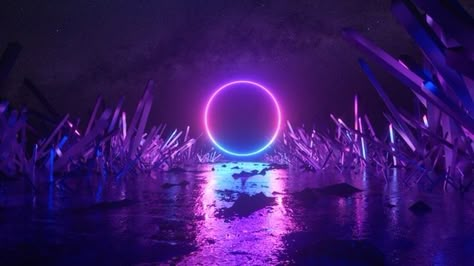 Galaxy Aesthetic, Space Landscape, Goodbye Party, Youtube Banner Template, New Retro Wave, Spaceship Concept, Design Video, Light Ring, Animation Background