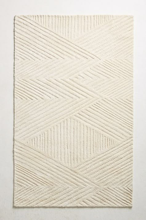 Zig Zag Rug, Motifs Textiles, Anthropologie Home, Tapis Design, Rug Texture, Bed In Living Room, Kids Room Rug, Carpet Design, Neutral Rugs