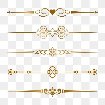 Line Border Design, Golden Border Design, Golden Border Png, Border Design Png, Gold Border Design, Line Design Pattern, Gold Element, Wedding Album Cover Design, Art Deco Design Graphics