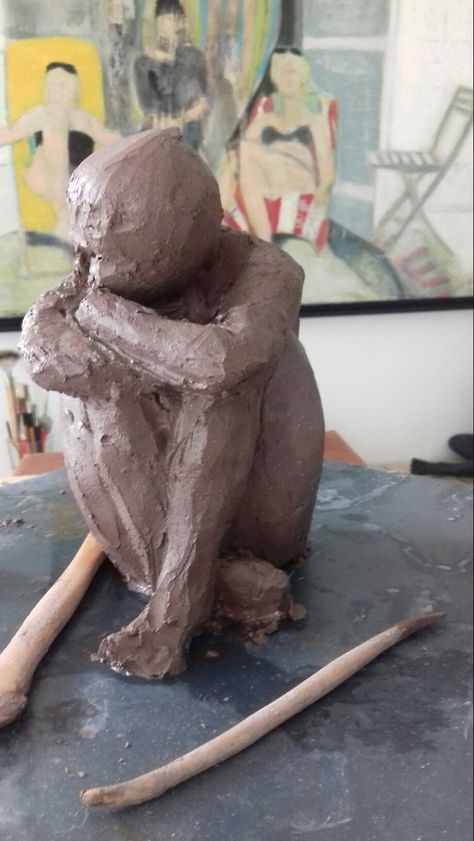 Ceramic Person, Clay Art Sculptures, Clay Sculpture Ideas, Clay Sculpture Art, Ceramics Sculptures, Sculpture Inspiration, Ceramics Sculpture, Sculpture Ceramic, Ceramic Art Sculpture