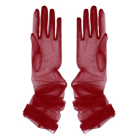 Transparent Clothing, Tulle Gloves, Png Clothes, Goth Outfit, Tulle Material, Red Gloves, Gloves Fashion, Wedding Gloves, Bridal Gloves