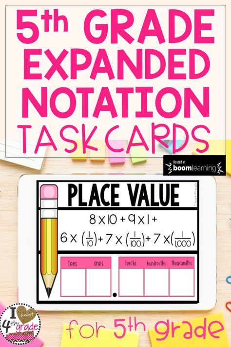 Decimal Expanded Form, Aba Ideas, Decimal Practice, Practice Writing Numbers, Expanded Notation, Math Decimals, Place Value Chart, Farmhouse Classroom, Expanded Form