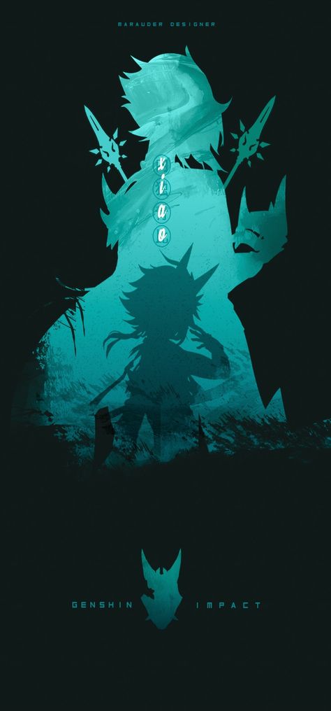 Genshin Impact Xiao, Anime Poster, Boys Wallpaper, Minimalist Wallpaper, Wallpaper Pc, Anime Artwork, Pretty Wallpapers, Anime Images, Genshin Impact