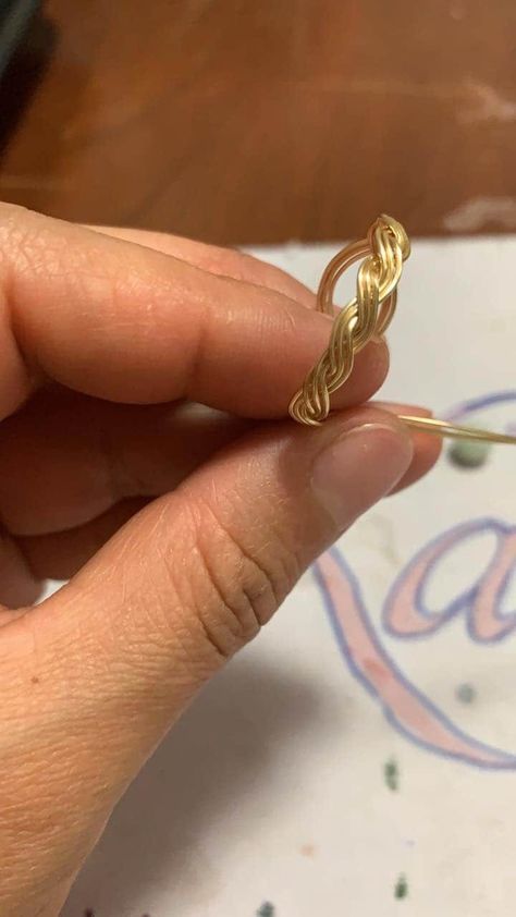 Masculine Wire Rings, Wire Anklets, Wire Rings For Men, Rings Made From Wire, Simple Wire Rings, Cute Wire Rings, Diy Wire Rings, Gold Wire Ring, Hip Jewelry