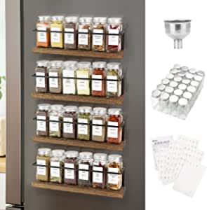 Seasoning Organizer, Magnetic Spice Rack, Spice Organization Drawer, Spice Organizer, Spice Holder, Spice Jar Labels, Fridge Shelves, Magnetic Spice, Kitchen Finds