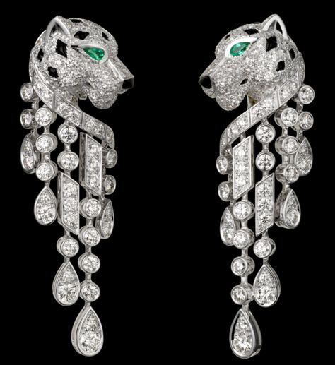 Cartier Panther Earrings Cartier Jaguar, Panther Earrings, Buccellati Jewelry, Panther Jewelry, Cartier Panther, Wedding Jewelry Sets Bridal Jewellery, Diamond Earrings Design, Art Jewelry Design, Expensive Jewelry Luxury