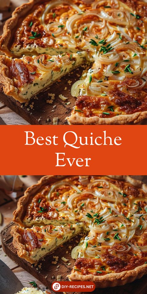 Discover the secret to the best quiche ever with this detailed recipe. Flaky crust, creamy filling, and your favorite add-ins! Quiche Recipes Savory, Summer Quiche Recipes, Quiche Tart Recipes, Duck Egg Quiche Recipes, The Best Quiche Ever, Home Made Quiche, Quiche Filling Recipes, Western Quiche Recipes, Quiche Crust Recipes