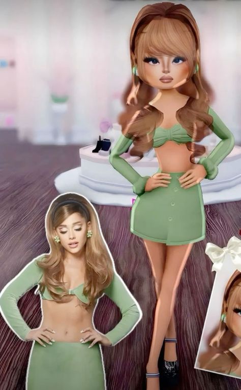 Arianna Grande Outfit Dress To Impress, Ariana Grande Oscars, Ariana Grande Dti Outfit, Ariana Grande Outfits Dresses, Celebrity Dti Outfit, Singer Dress To Impress, Dress To Impress Ariana Grande, Dress To Impress Theme Celebrity, Dti Celebrity Fit