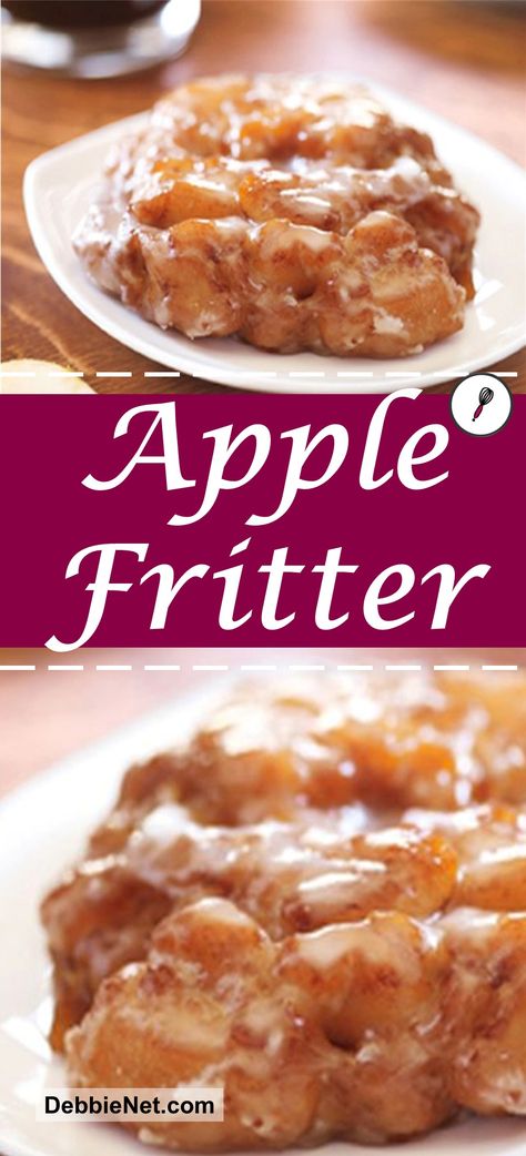 Apple Fritter, Apple Dessert Recipes, Fritter Recipes, Breakfast Pastries, Homemade Donuts, Apple Fritters, Köstliche Desserts, Donut Recipes, Pastry Recipes