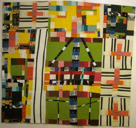 Nancy Crow Quilts, Nancy Crow, Gees Bend Quilts, Improv Quilting, Abstract Quilt, Scrap Busters, Crow Art, For The Record, Scrap Quilts