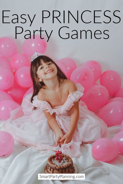 Easy Princess Party, Princess Party Games For Kids, Princess Party Activities, Princess Birthday Party Games, Girls Birthday Party Games, Princess Party Games, Princess Activities, Birthday Games For Kids, Girls Party Games