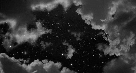 Images Terrifiantes, Wallpaper Horizontal, Wallpaper Gelap, Sky Gif, Night Sky Wallpaper, Art Tumblr, Look At The Stars, Beautiful Gif, Black And White Aesthetic