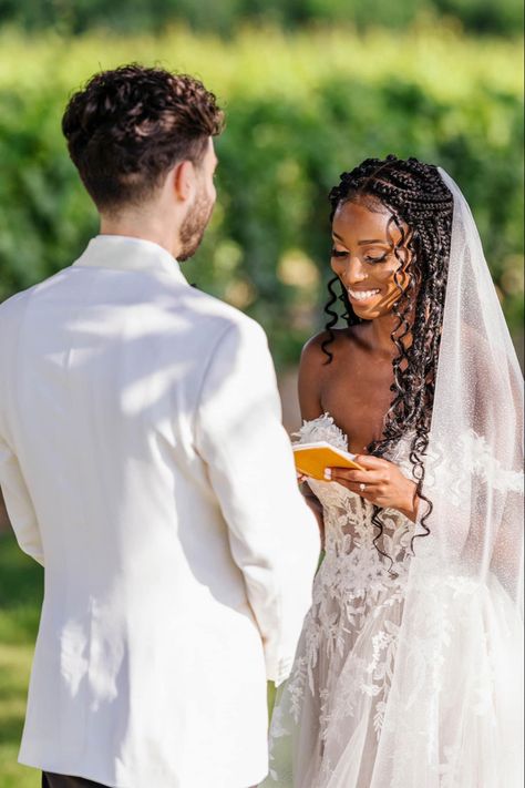 Bridal Hair Braids Black Women, Box Braids With Wedding Veil, Wedding African Hairstyles, Box Braid Bridal Hairstyles, Brides With Box Braids, Brides With Braids Black Women, Black Bride Hairstyles Braids, Box Braids Bride, Bride With Box Braids