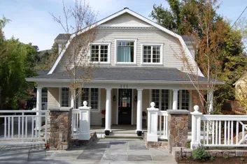 Perfect Size Gambrel House, Dutch Colonial House, Dutch Colonial Homes, Gambrel Style, Gambrel Roof, Shingle Siding, Roof Colors, Roof Styles, Exterior Remodel