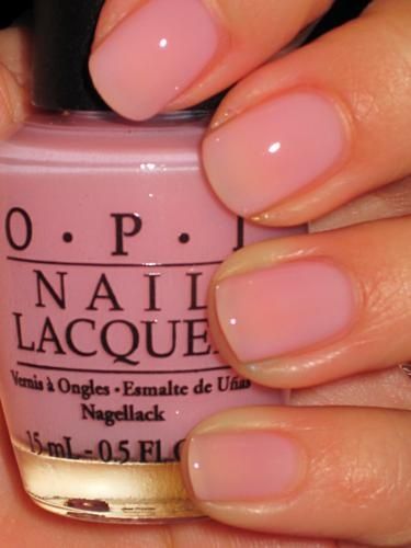 OPI - in the spotlight pink. Pink Clear Nails, Opi Pink Nail Polish, Pink Nail Polish Colors, Bubblegum Pink Nails, Rose Pink Nails, Pastel Pink Nails, Barbie Pink Nails, Pale Pink Nails, Matte Pink Nails