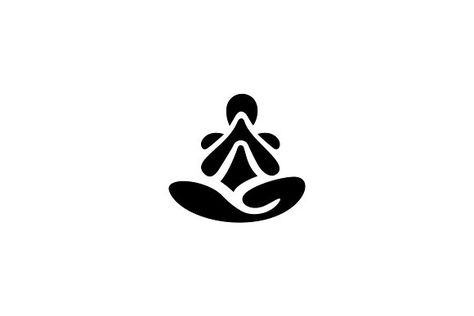 Yoga Logo Design Inspiration, Meditation Logo, Logo Design Inspiration Simple, Yoga Logo Design, Yoga Symbols, Yoga Logo, Yoga Inspo, Modern Minimalist Logo, Event Logo