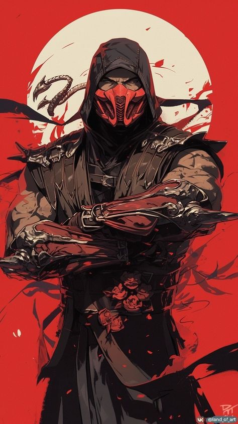 Did you like the art and want it in higher resolution? Follow the link and check out the album - https://t.me/arttach Mortal Kombat Wallpapers, Bucky Barnes Fanart, Warhammer Empire, Scorpion Mortal Kombat, Marvel Character Design, Shadow People, Deadpool Wallpaper, Ninja Art, Mortal Kombat Characters