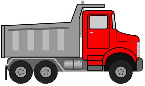 Truck clipart free clipart images Cameo Painting, Construction Printables, Truck Clipart, White Truck, Train Truck, Transportation Theme, Clip Art Pictures, Digitized Embroidery Designs, Aktivitas Montessori